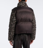 Moncler Poetique sequined bouclé down jacket