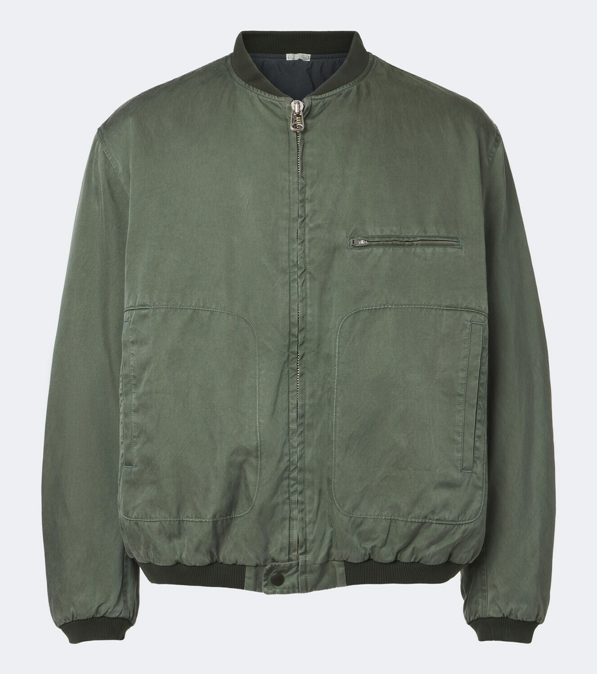 A.Presse Silk and cotton bomber jacket