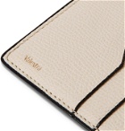 Valextra - Pebble-Grain Leather Cardholder - Neutrals