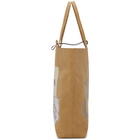 Lanvin Beige and Yellow Shopping Tote