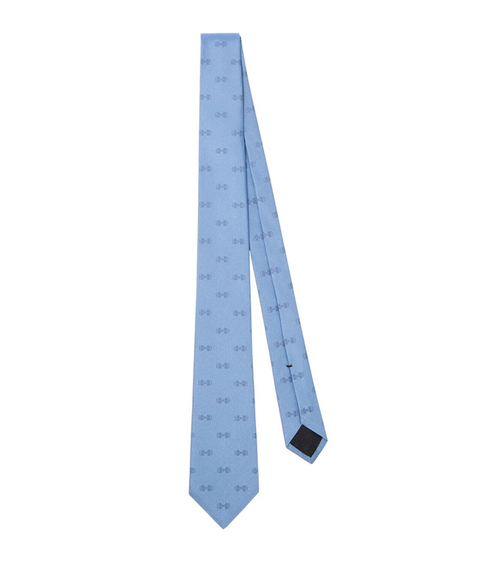 Photo: Gucci Horsebit silk jacquard tie