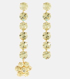 Magda Butrym - Crystal-embellished drop earrings