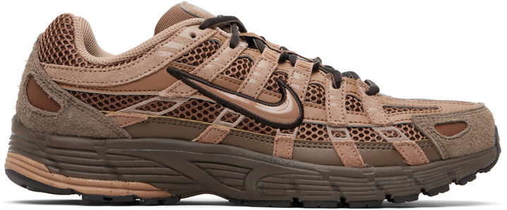 Photo: Nike Brown P-6000 Suede Sneakers