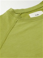 Folk - Rivet Cotton-Jersey Sweatshirt - Green