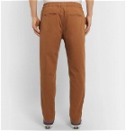 Folk - Slim-Fit Garment-Dyed Stretch-Cotton Drawstring Trousers - Men - Tan