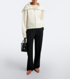Róhe Wool zip-up sweater