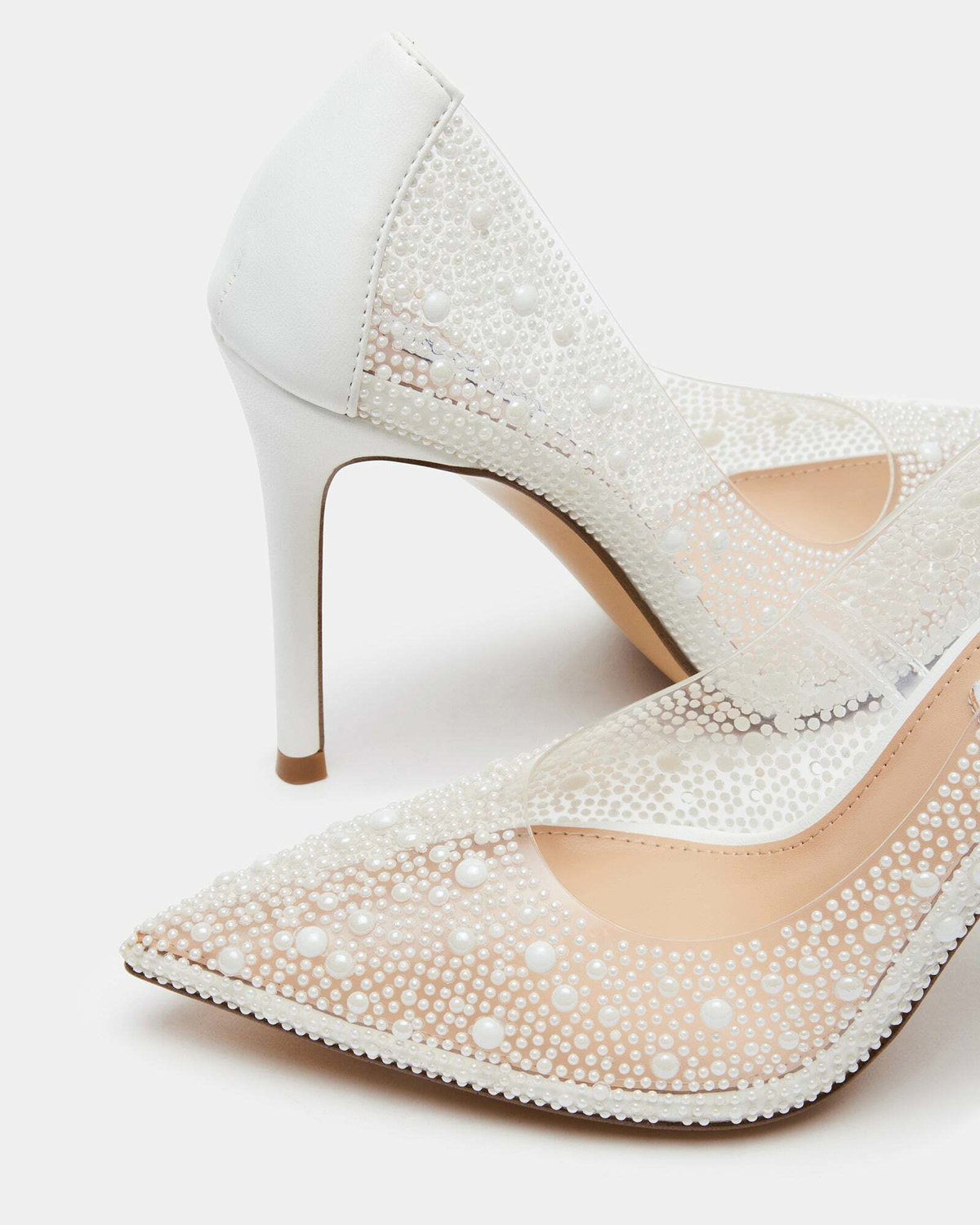 Steve Madden Evelyn-P Heels in Clear