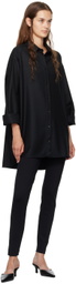 The Row Black Woolworth Leggings