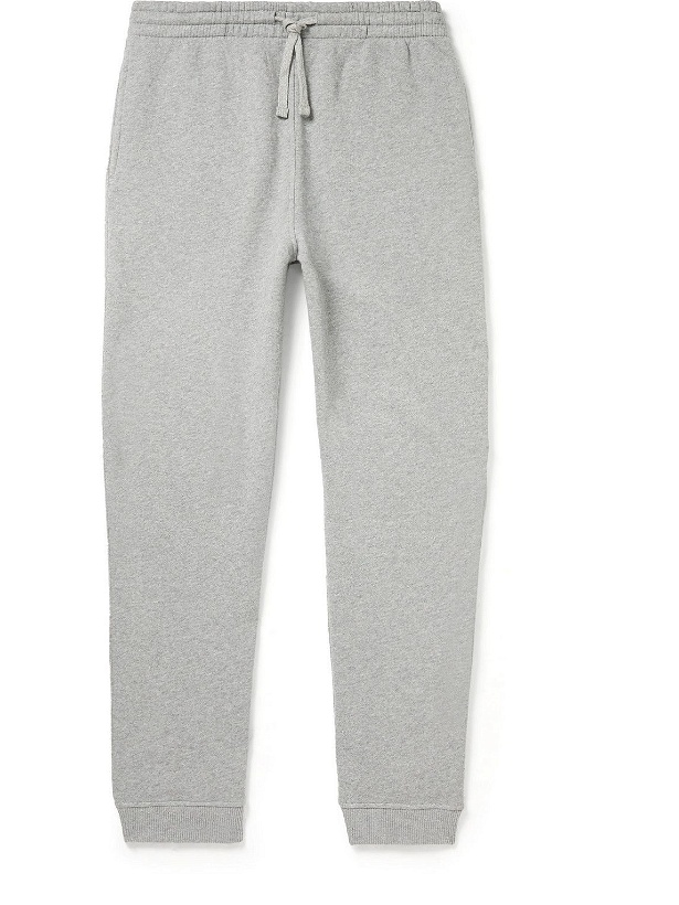 Photo: Organic Basics - Tapered Organic Cotton-Jersey Sweatpants - Gray