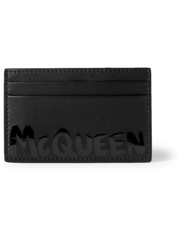 Photo: Alexander McQueen - Logo-Print Leather Cardholder