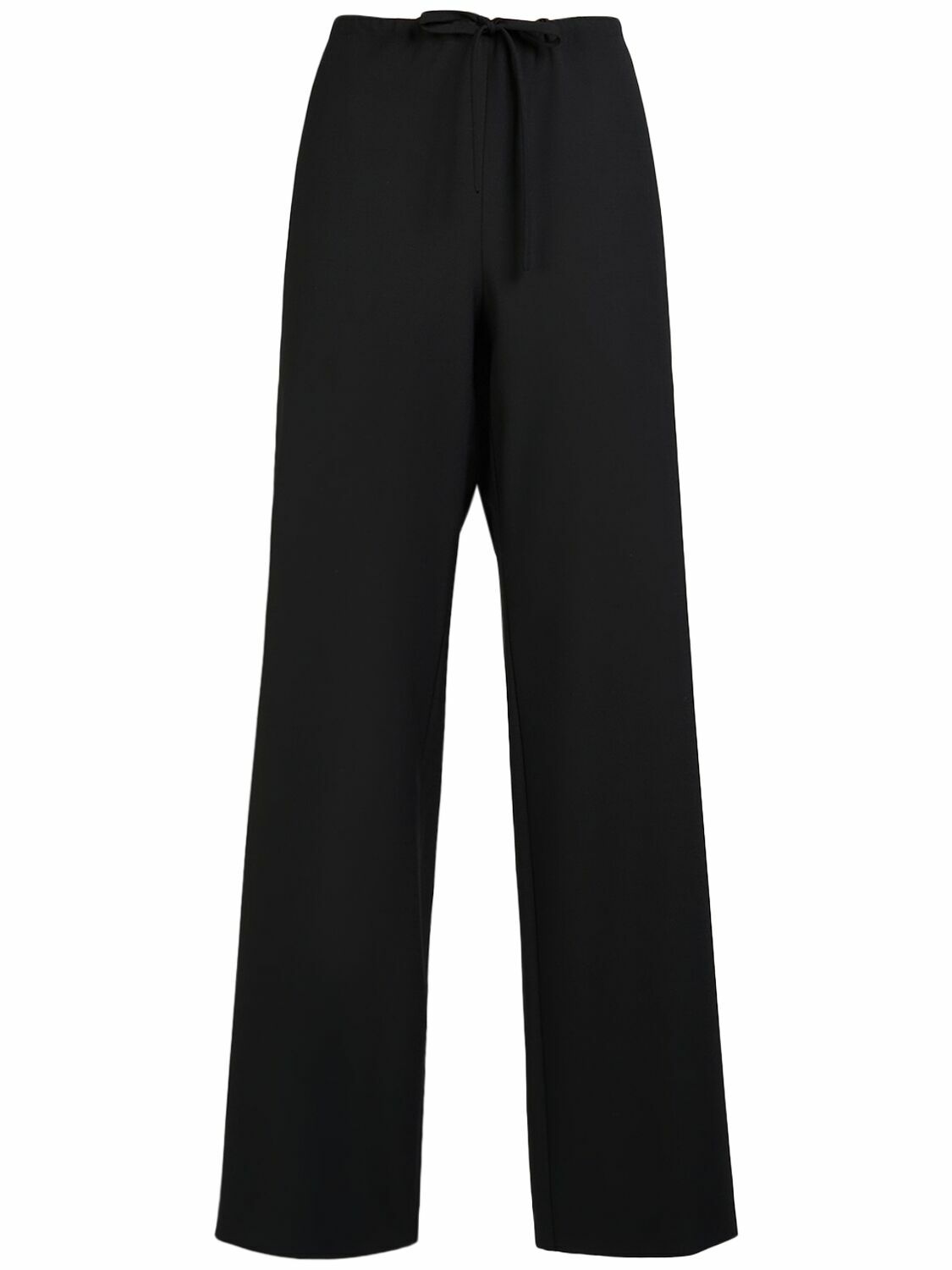 THE ROW Delton Wool Twill Wide Pants The Row