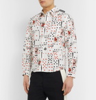 Balenciaga - Printed Cotton-Twill Shirt - White