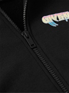Givenchy - World Tour Logo-Print Cotton-Jersey Zip-Up Hoodie - Black