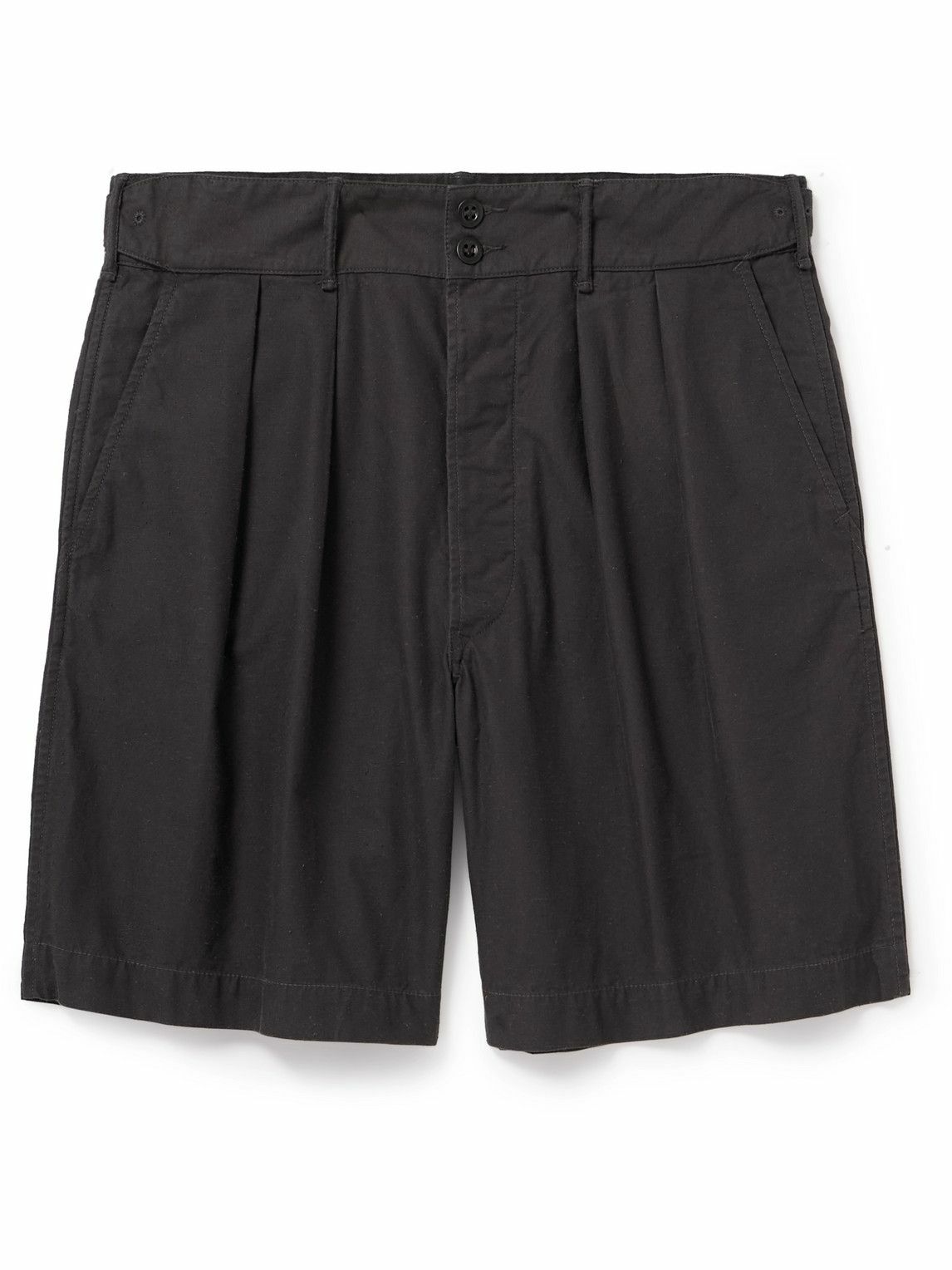 ☆PLEATED COTTON-BLENDED SHORTS/KIMHEKIM☆ KIM SHORTS | bornbaby