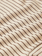 Visvim - Striped Cotton and Cashmere-Blend Hoodie - Brown