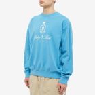 Sporty & Rich Men's Vendome Crew Sweat in Olympic Blue/White