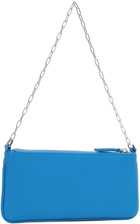 Abra Blue Flat Belt Shoulder Bag