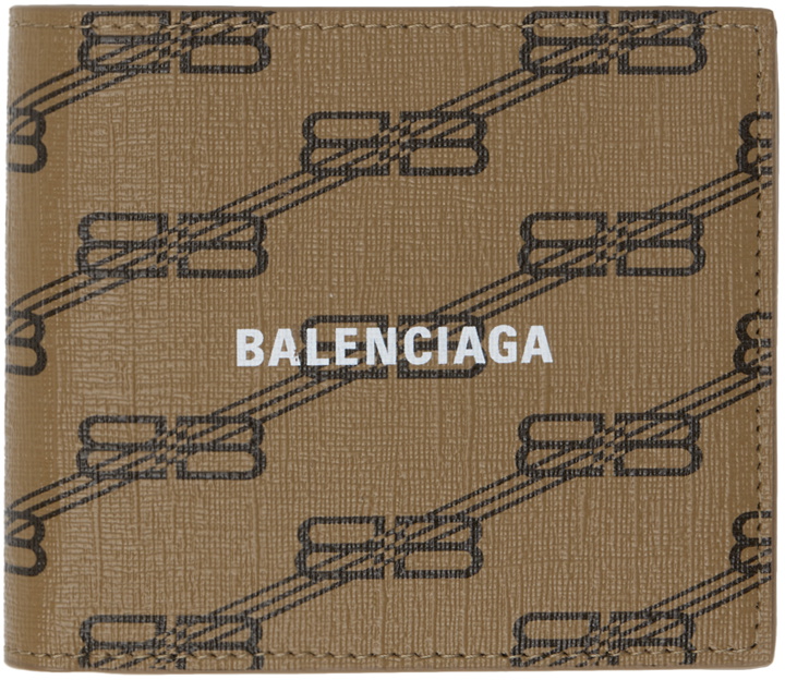 Photo: Balenciaga Brown BB Monogram Wallet
