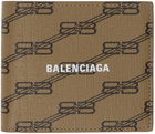 Balenciaga Brown BB Monogram Wallet