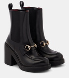 Gucci Horsebit leather Chelsea boots