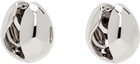 Coperni Silver Logo Earrings