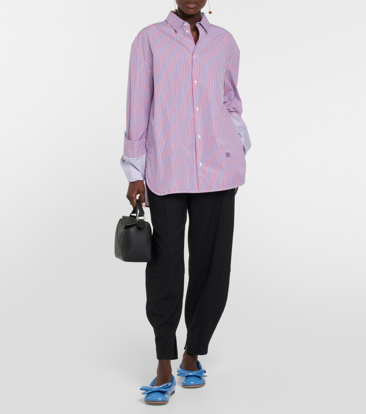 Loewe Puffy patent leather ballet flats