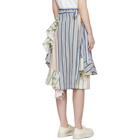 JW Anderson Multicolor Stripe Parasol Wrap Skirt