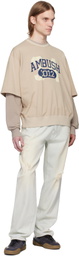 AMBUSH Beige Layered Sweatshirt