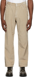 Stüssy Beige Corduroy Big Ol' Trousers