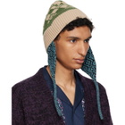Dries Van Noten Multicolor Jacquard Wool Beanie