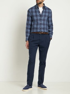 BRUNELLO CUCINELLI - Check Linen Shirt