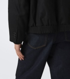 Sacai Hooded wool jacket
