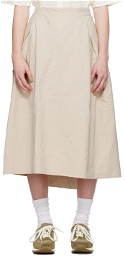 CASEY CASEY Beige Moon Midi Skirt