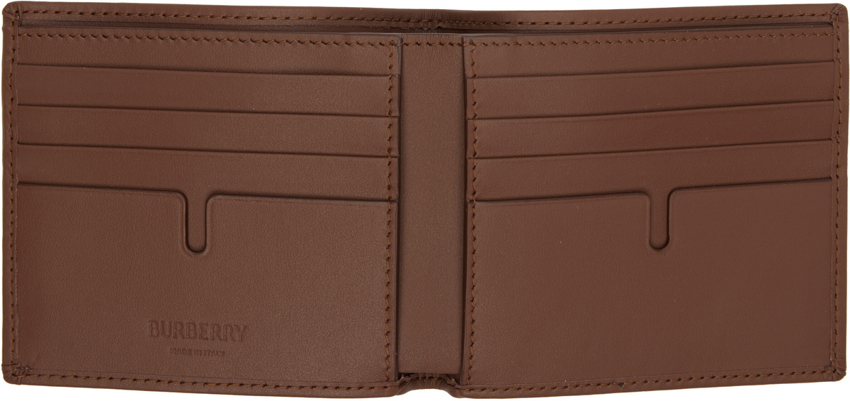 Burberry Beige Check Bifold Wallet