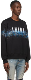 AMIRI Black Core Logo Crystal Painter Sweatshirt