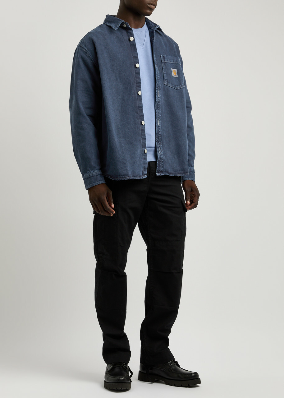 Carhartt Wip George Denim Overshirt Blue Carhartt WIP