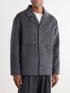 Officine Générale - Hayri Brushed-Wool Overshirt - Gray