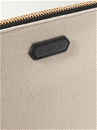 TOM FORD - Buckley Leather-Trimmed Canvas Document Holder