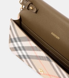 Burberry Burberry Check canvas wallet on chain