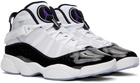 Nike Jordan White & Black Jordan 6 Rings Sneakers