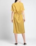 Manila Grace Womens Midi dress in Yellow