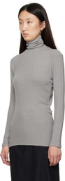 LE17SEPTEMBRE Gray Asymmetrical Turtleneck