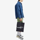 A.P.C. Men's x Topologie Everyday Tote in Indigo/Emerald 