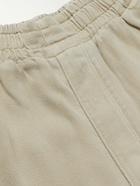 Isabel Marant - Timeo Wide-Leg Cotton-Twill Trousers - Neutrals