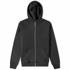 Rhude Men's Vintage Zip Hoody in Vintage Black