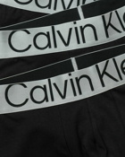 Calvin Klein Underwear Sustain Steel Cotton Trunk 3 Pack Black - Mens - Boxers & Briefs