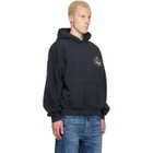 Rhude Black Safari Crest Hoodie