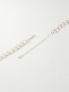 Fry Powers - Silver, Pearl and Enamel Necklace