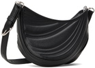 Mugler Black Small Embossed Spiral Curve 01 Bag