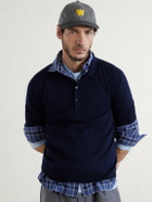 WTAPS - Logo-Embroidered Wool-Blend Flannel Baseball Cap